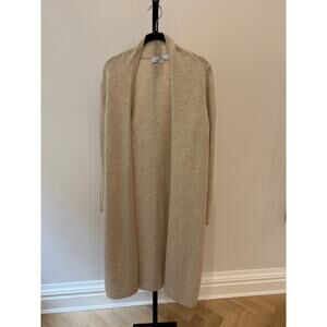 Maison de Papillion 100% Cashmere Beige Long Cardigan	XS